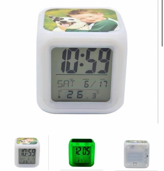 GLOW LED COLOR CHANGING CLOCK