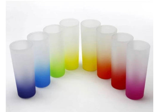 FROSTED COLOR SHOT GLASSES