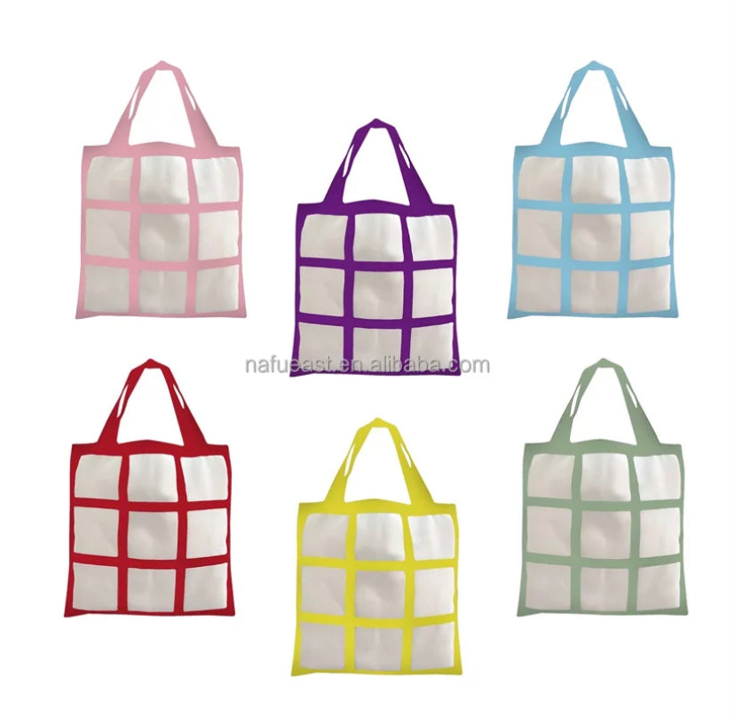 Panel Tote bags